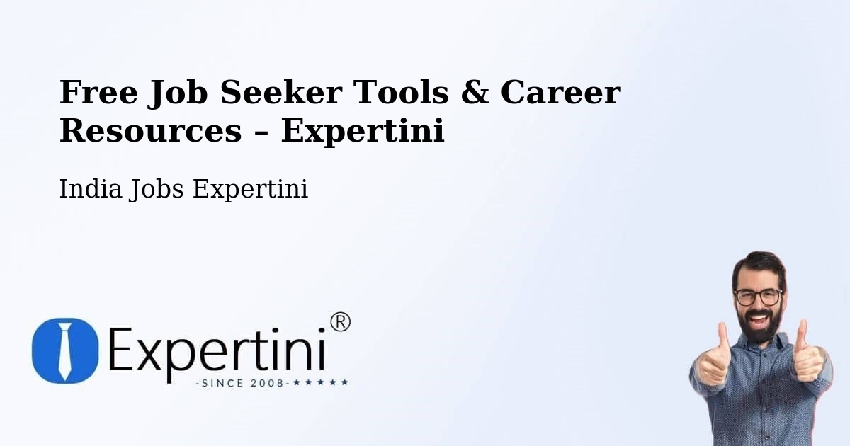 Free Job Seeker Tools & Career Resources – Garulia - Garulia, India Jobs Expertini
