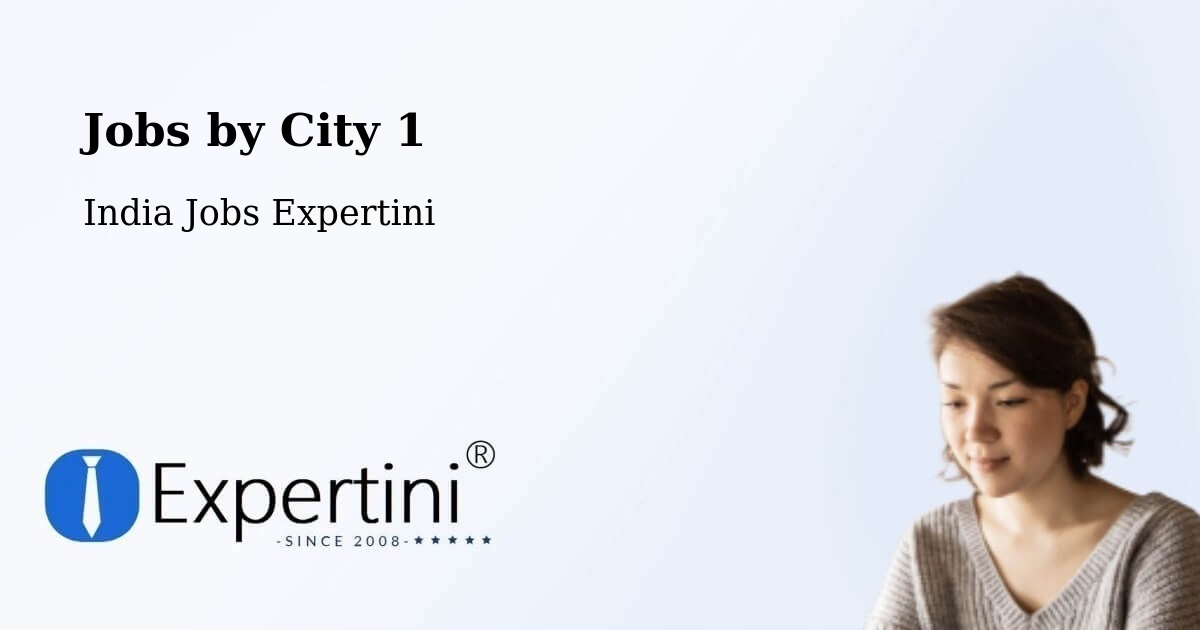 City Jobs in India - Expertini