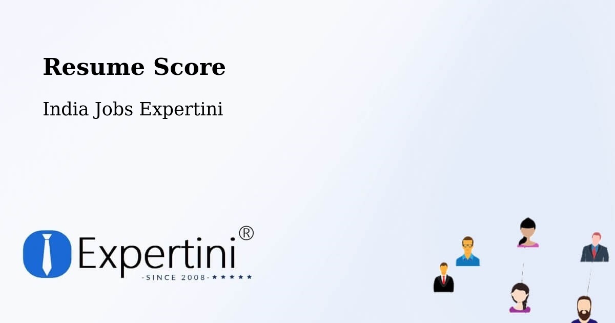 Resume Score & Job Description Match Tool – Garulia - India Jobs Expertini
